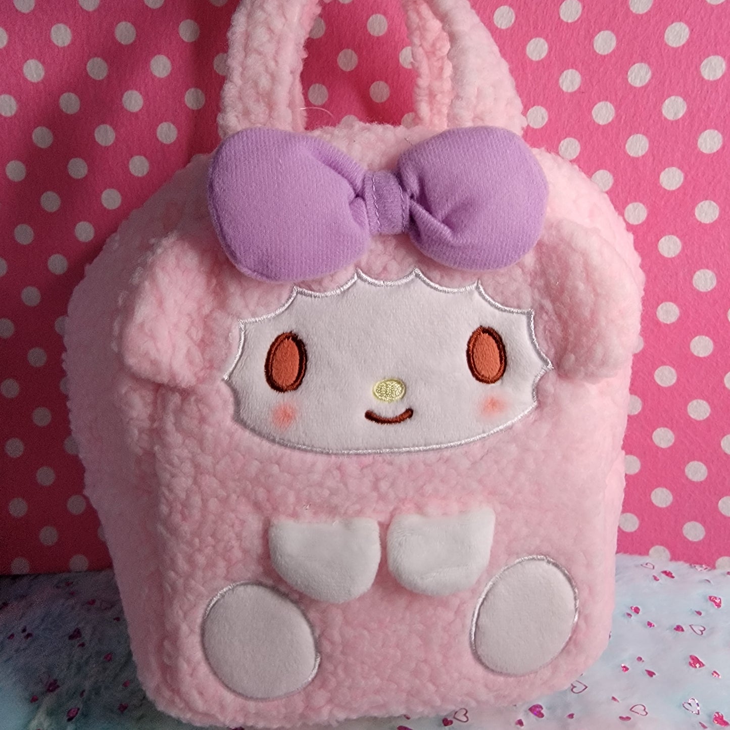 Sanrio Characters, Fuwa Fuwa, Fluffy Pastel Plush Handbag