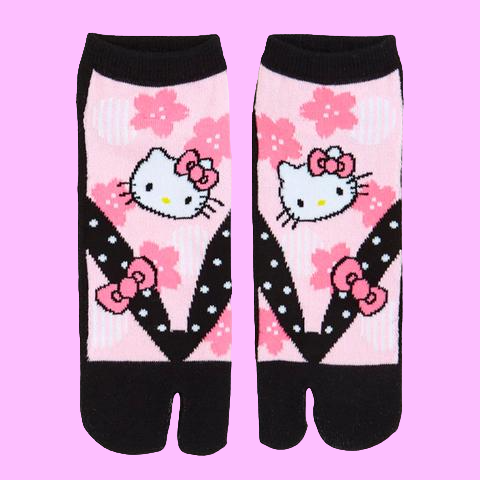 Sanrio Tabi Socks, Hello Kitty