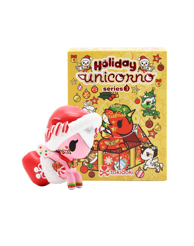 Tokidoki Holiday Unicorno Series 3, Opened Blind Box