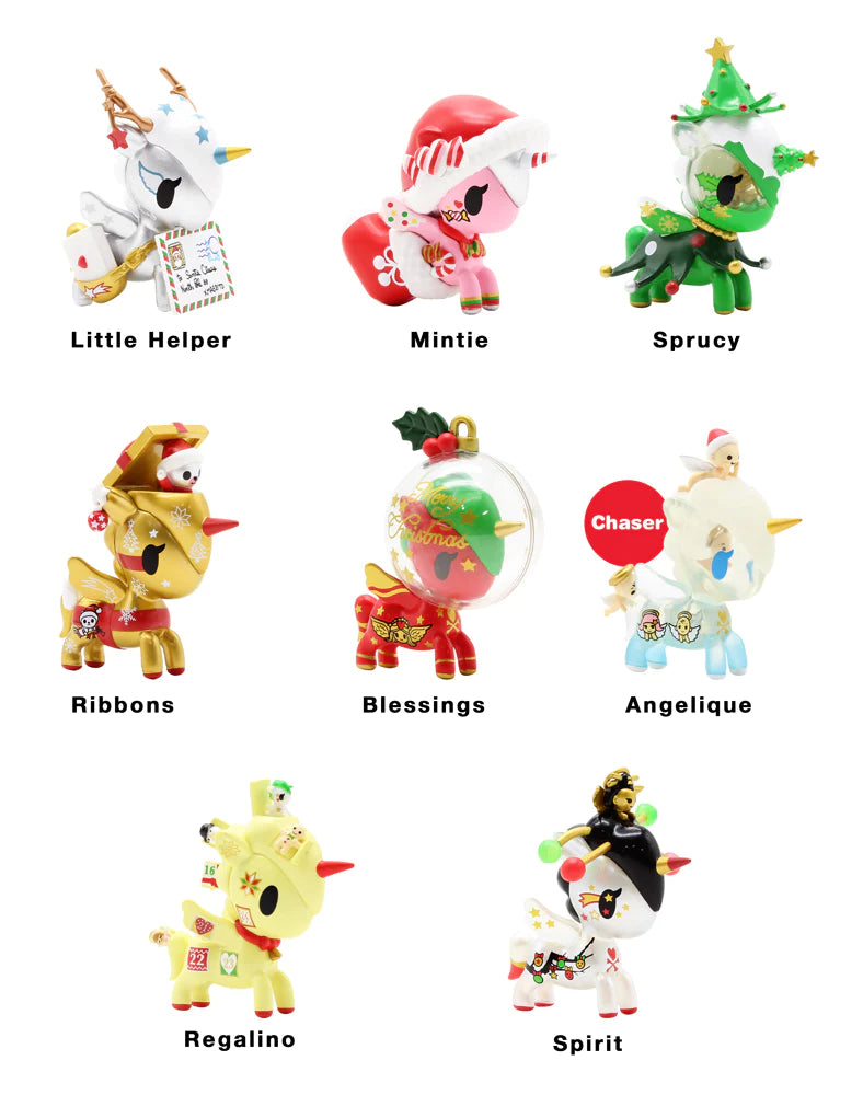 Tokidoki Holiday Unicorno Series 3, Opened Blind Box