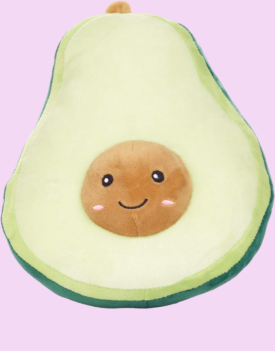 Cuddle Mates, Happy Avocado, 10 inch Plush