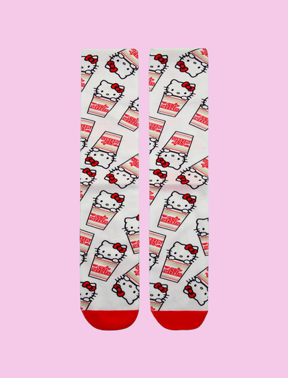 Nissin Cup Noodles X Hello Kitty Crew Socks