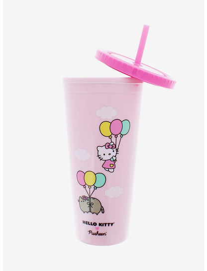 Hello Kitty X Pusheen Acrylic Travel Cup