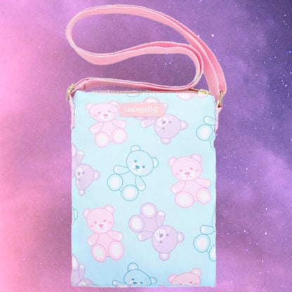 Loungefly Kawaii Pastel Bears Passport Crossbody Bag