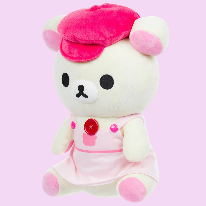 San-x Korilakkuma in Pink Overall Dress Plush – Extreme Kawaii