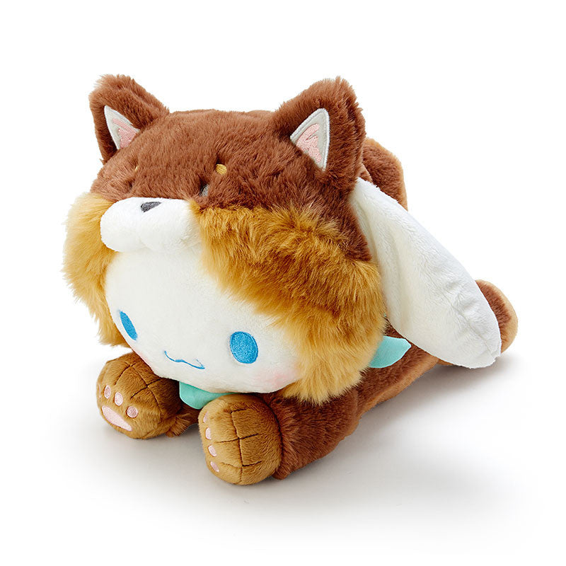 Sanrio Cinnamoroll Shiba Inu Laying Down Plush