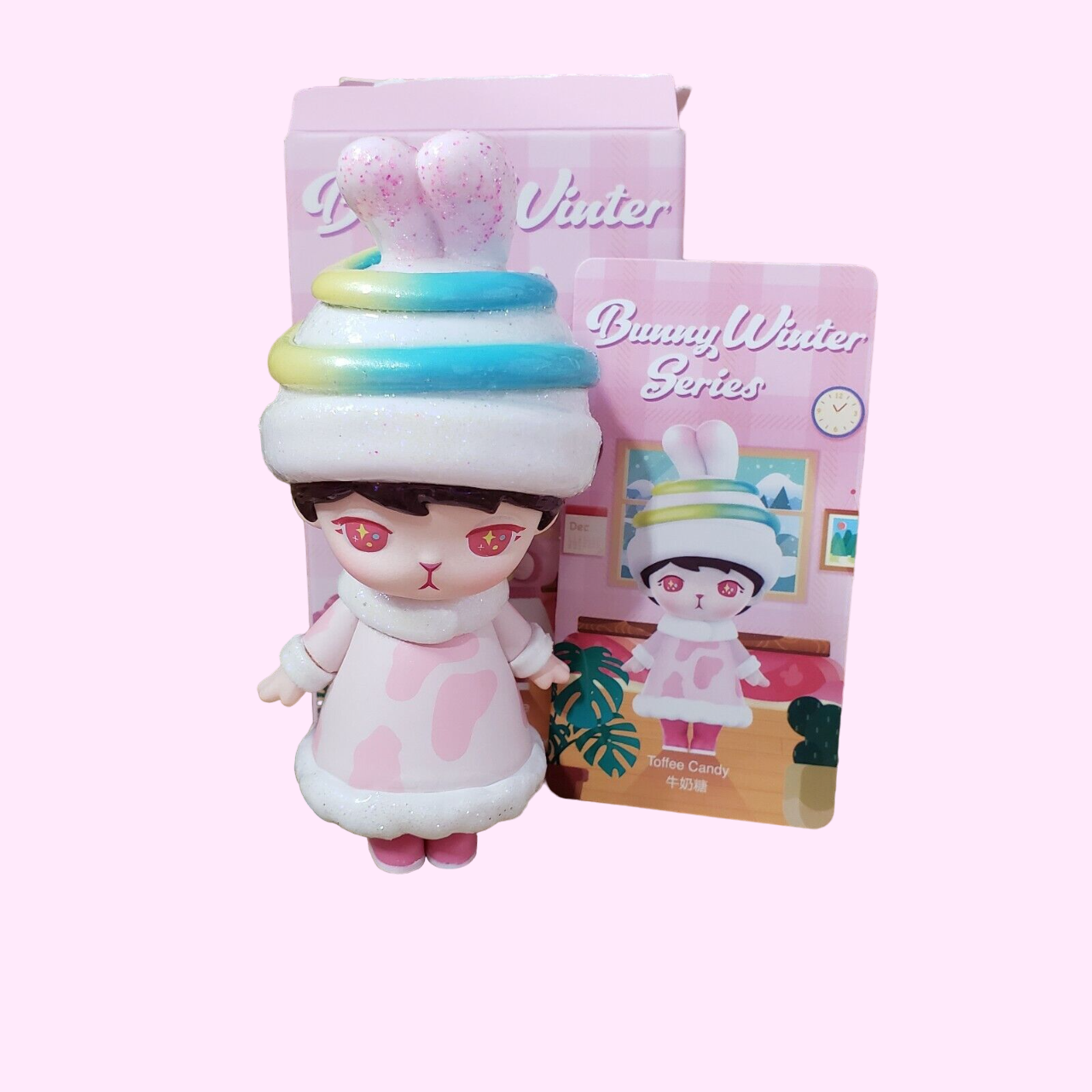 Pop Mart Bunny Winter Series, Toffee Candy, Modified Figure