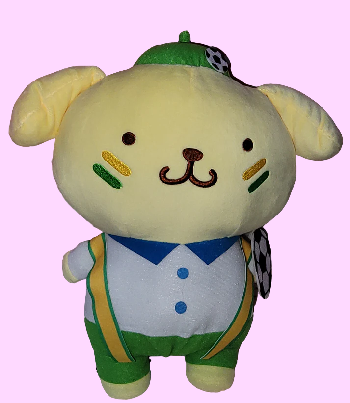 Sanrio World Doll Collection, Pompompurin Brazil Soccer Plush