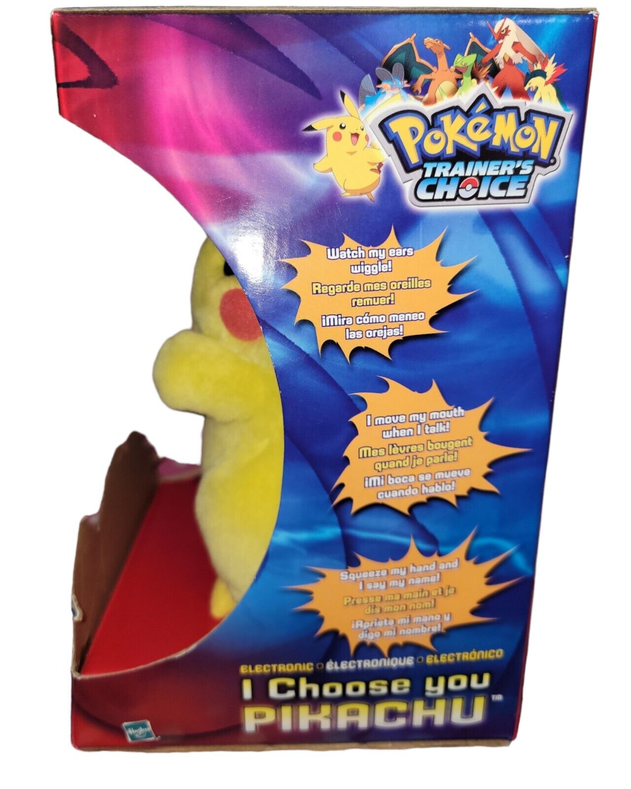 Pokémon 2004 "I Choose You Pikachu" Trainer's Choice Electronic Talking Plush