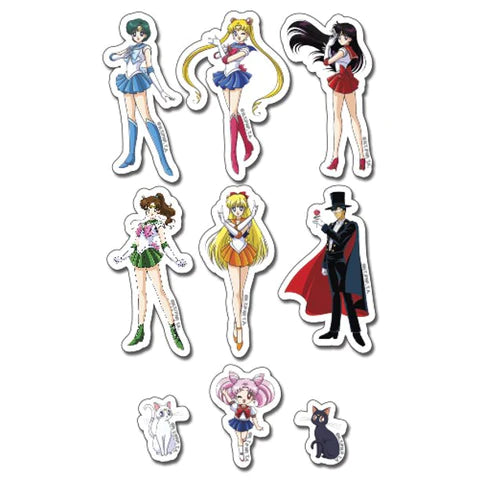 Sailor Moon Puffy Stickers Sheet