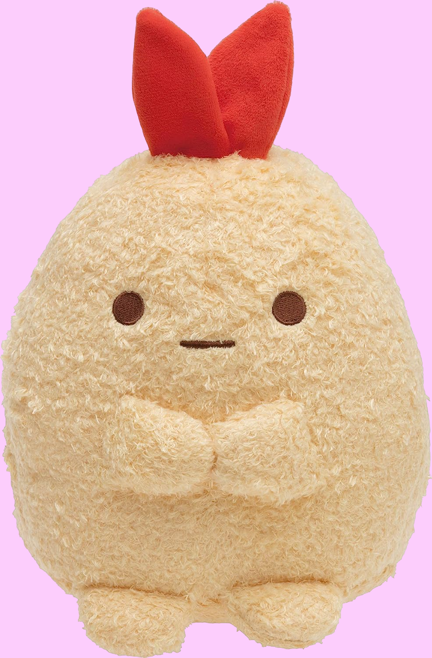 San-x Sumikko Gurashi, Ebifurai No Shippo, Medium Plush