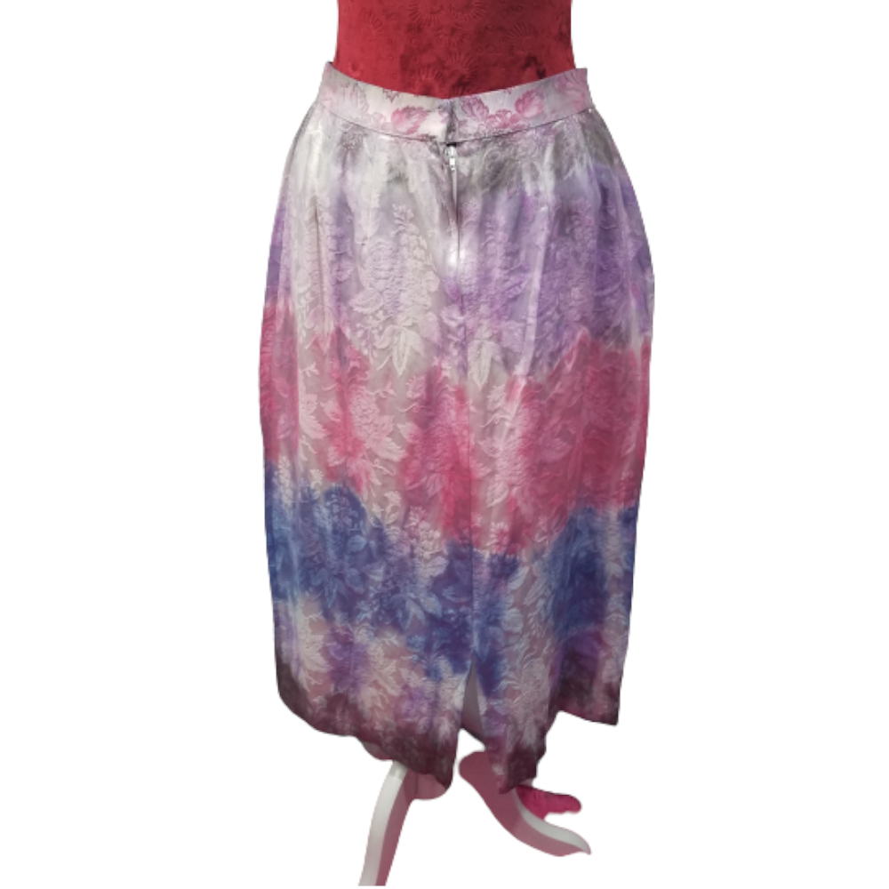 EK Original, Hand-Dyed Brocade Tea Skirt, Size Small