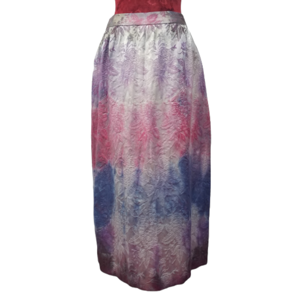 EK Original, Hand-Dyed Brocade Tea Skirt, Size Small