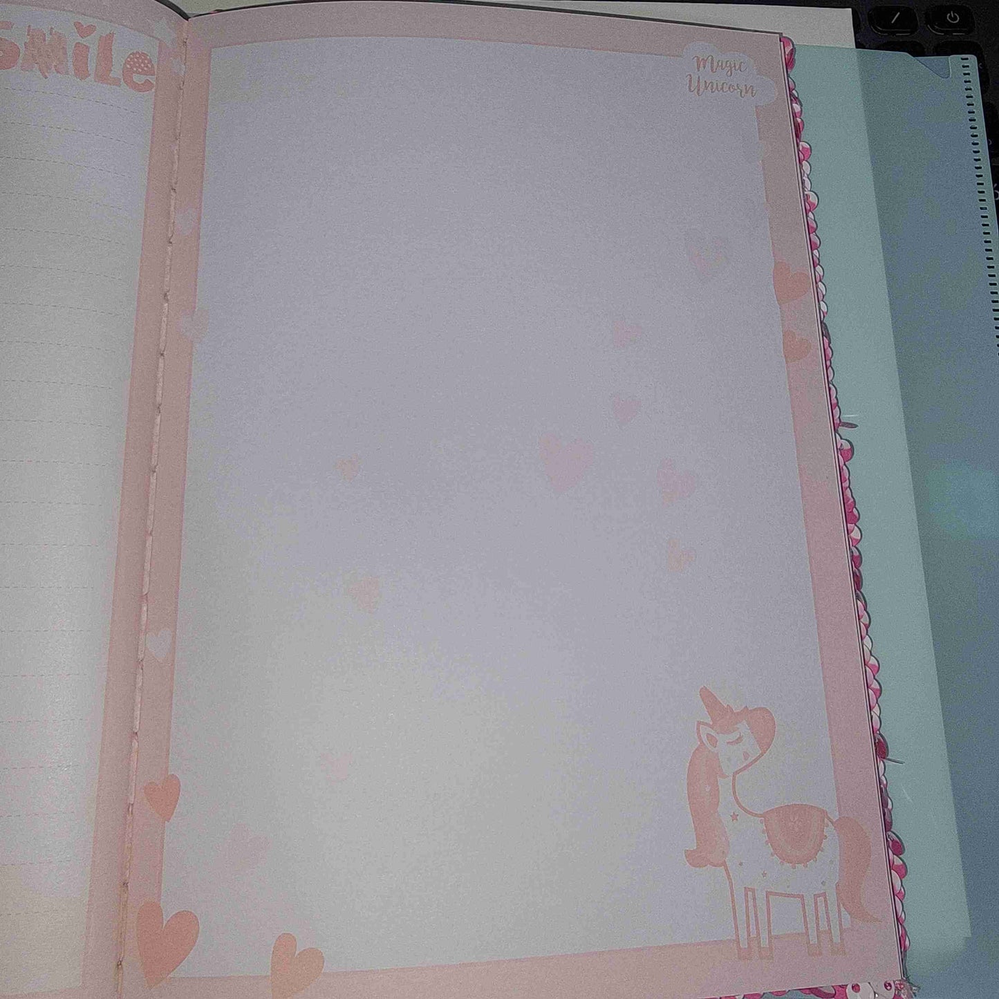 Magic Sequin Llama (Alpaca?) Unicorn Journal